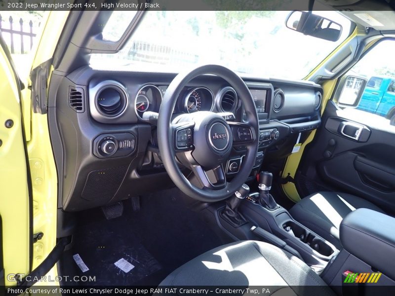 High Velocity / Black 2022 Jeep Wrangler Sport 4x4