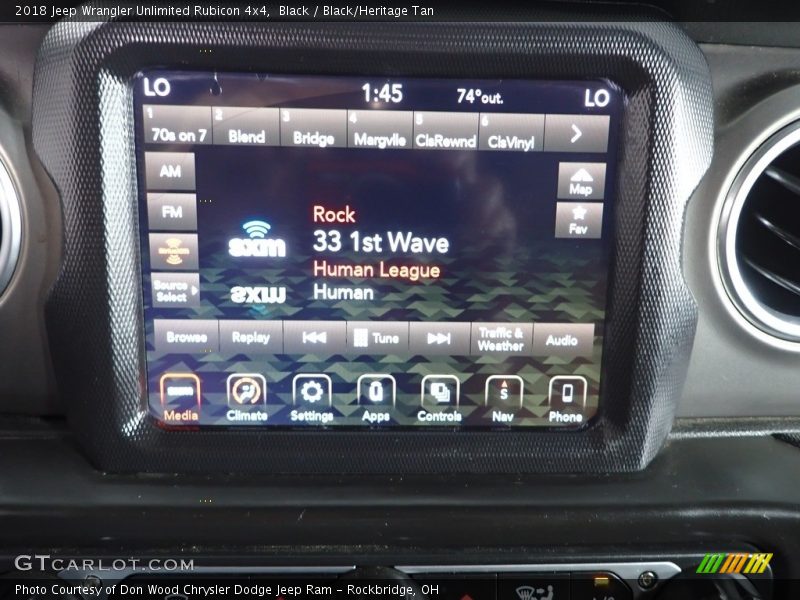 Black / Black/Heritage Tan 2018 Jeep Wrangler Unlimited Rubicon 4x4