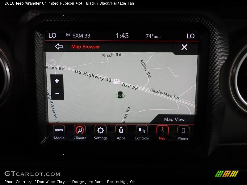 Black / Black/Heritage Tan 2018 Jeep Wrangler Unlimited Rubicon 4x4