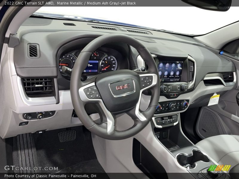 Marine Metallic / Medium Ash Gray/­Jet Black 2022 GMC Terrain SLT AWD