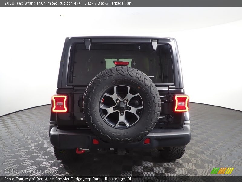 Black / Black/Heritage Tan 2018 Jeep Wrangler Unlimited Rubicon 4x4