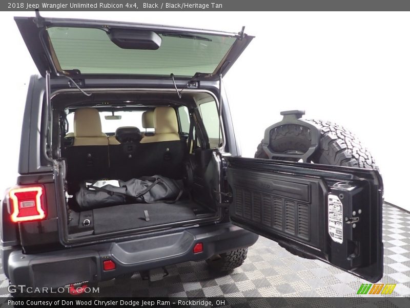 Black / Black/Heritage Tan 2018 Jeep Wrangler Unlimited Rubicon 4x4