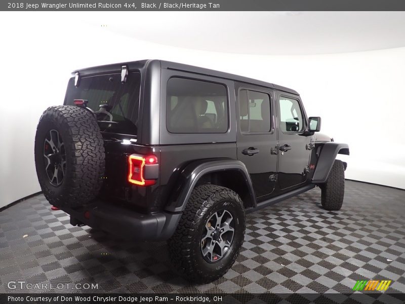Black / Black/Heritage Tan 2018 Jeep Wrangler Unlimited Rubicon 4x4