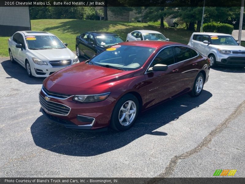 Butte Red Metallic / Jet Black 2016 Chevrolet Malibu LS