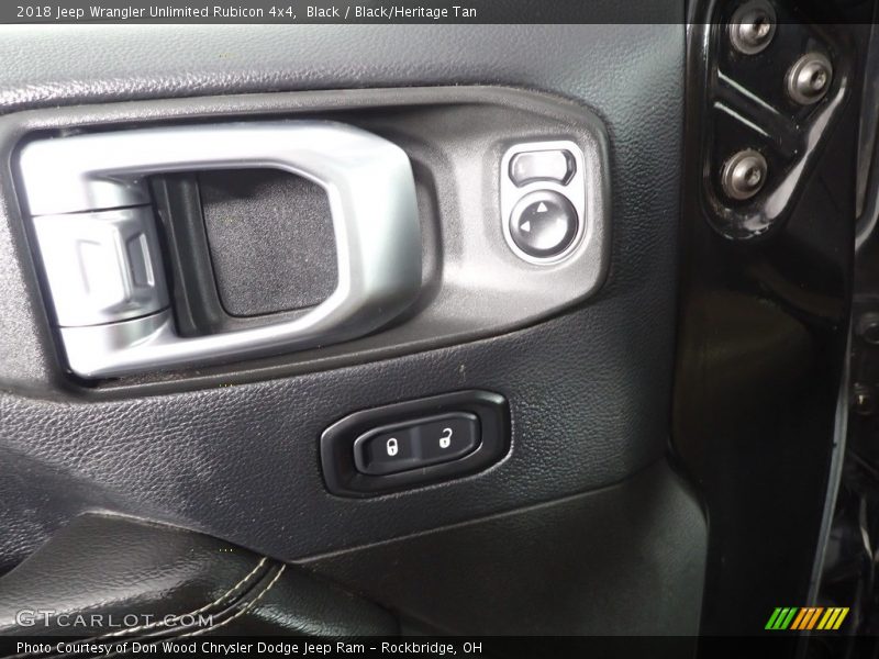 Black / Black/Heritage Tan 2018 Jeep Wrangler Unlimited Rubicon 4x4