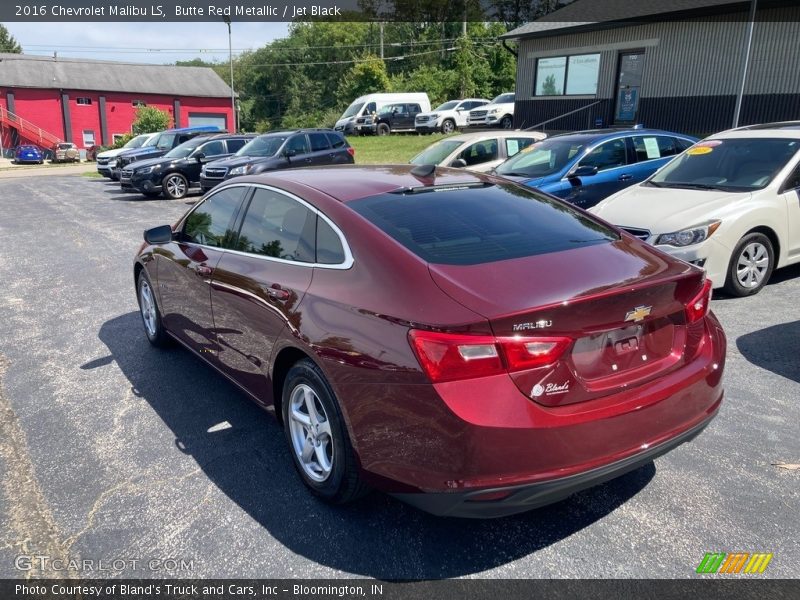 Butte Red Metallic / Jet Black 2016 Chevrolet Malibu LS