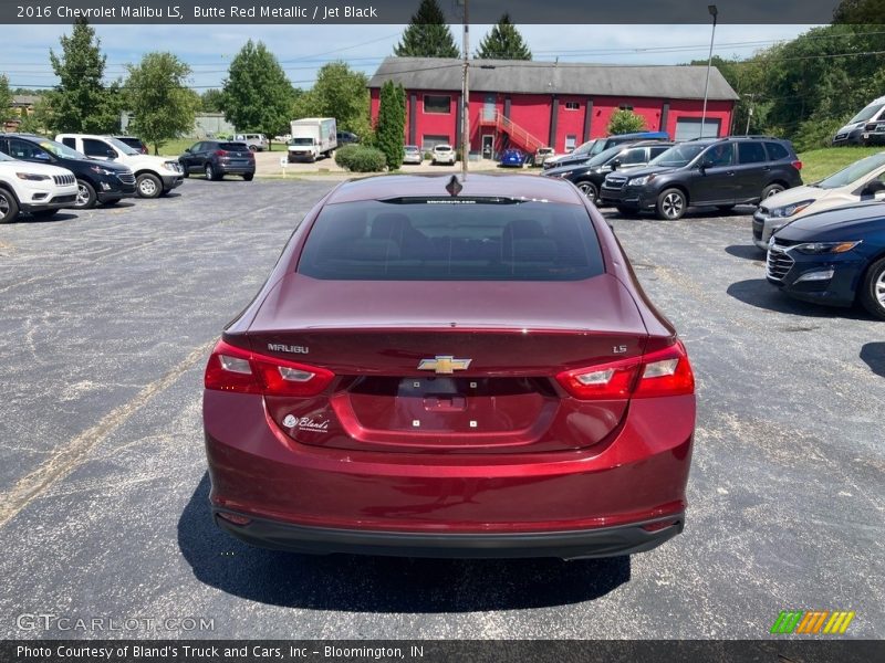 Butte Red Metallic / Jet Black 2016 Chevrolet Malibu LS