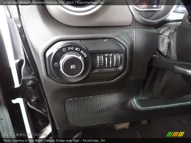 Black / Black/Heritage Tan 2018 Jeep Wrangler Unlimited Rubicon 4x4