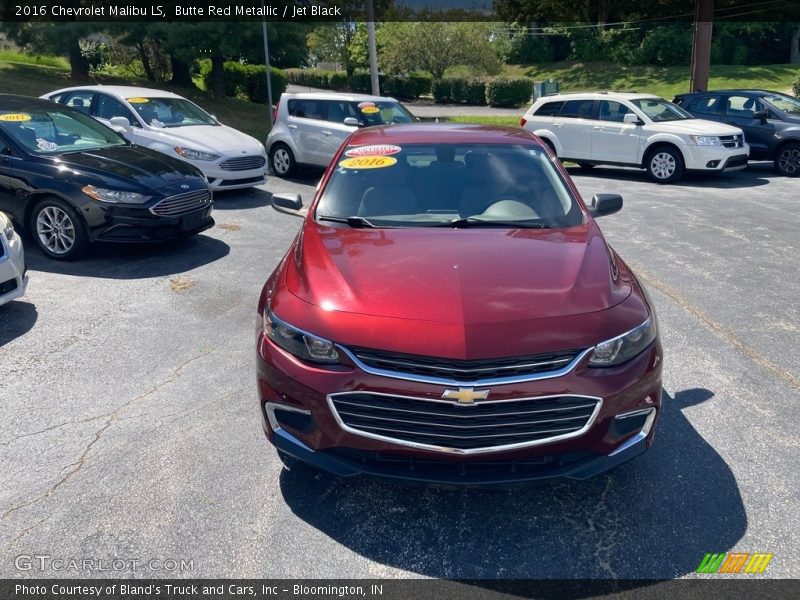 Butte Red Metallic / Jet Black 2016 Chevrolet Malibu LS