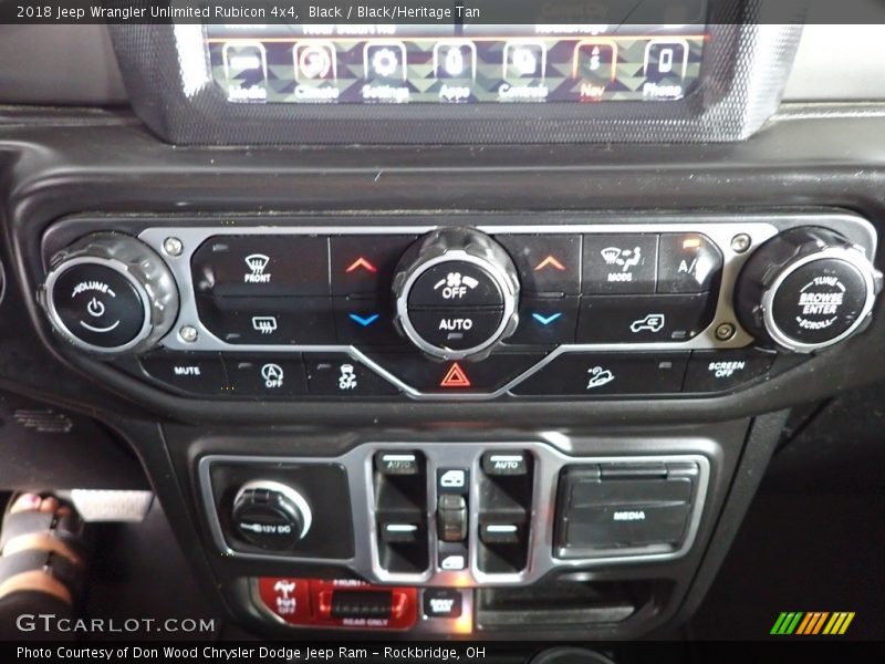 Black / Black/Heritage Tan 2018 Jeep Wrangler Unlimited Rubicon 4x4