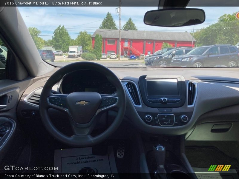 Butte Red Metallic / Jet Black 2016 Chevrolet Malibu LS