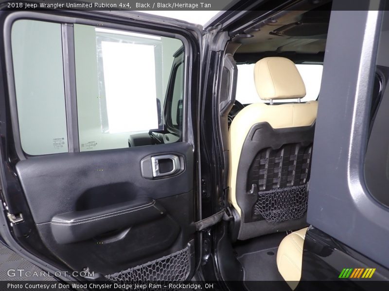 Black / Black/Heritage Tan 2018 Jeep Wrangler Unlimited Rubicon 4x4