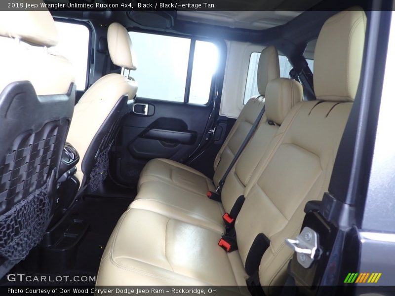 Black / Black/Heritage Tan 2018 Jeep Wrangler Unlimited Rubicon 4x4