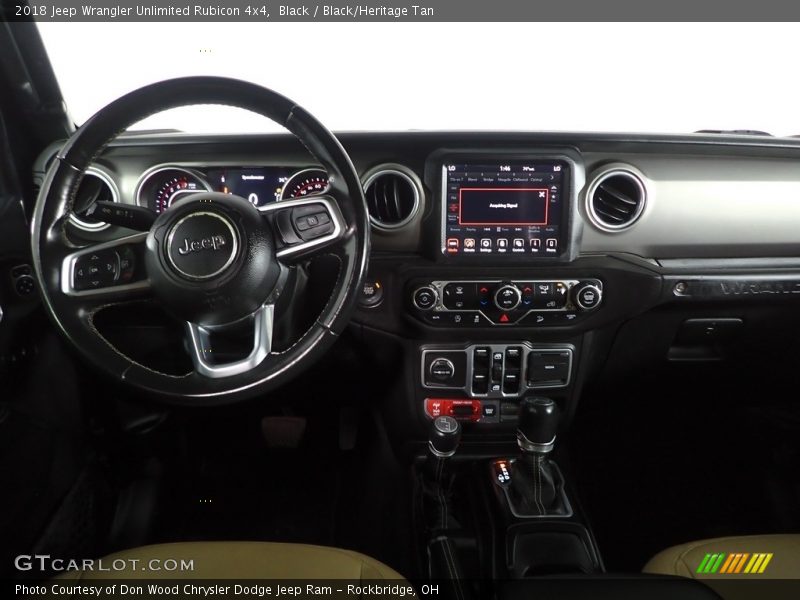 Black / Black/Heritage Tan 2018 Jeep Wrangler Unlimited Rubicon 4x4