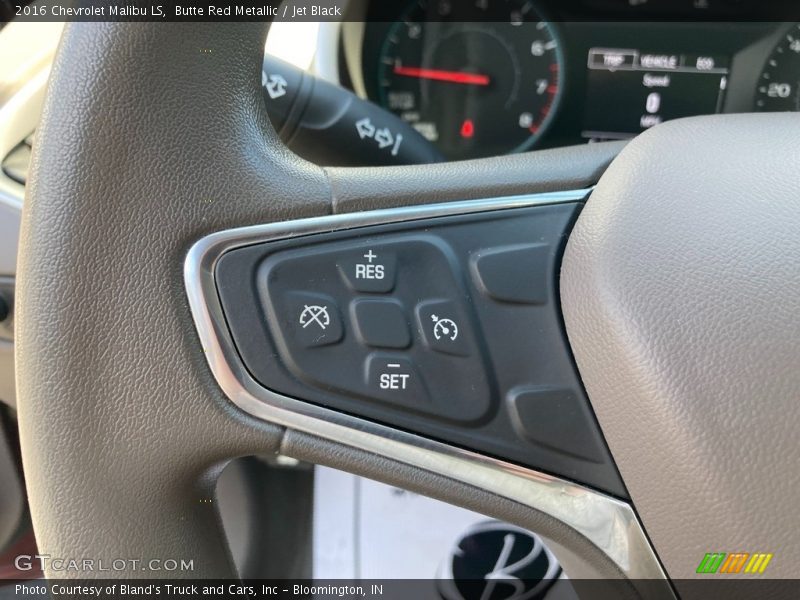 Butte Red Metallic / Jet Black 2016 Chevrolet Malibu LS