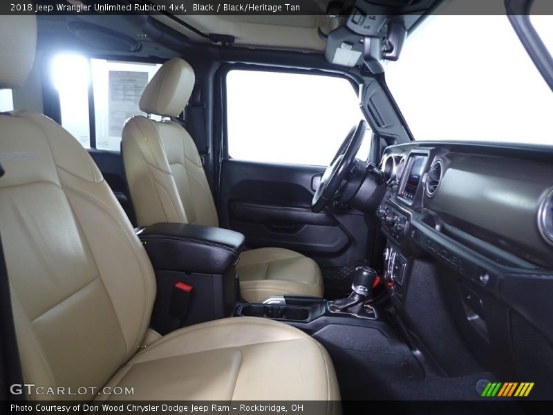Black / Black/Heritage Tan 2018 Jeep Wrangler Unlimited Rubicon 4x4