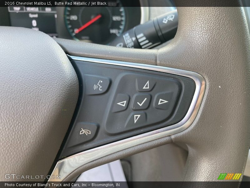 Butte Red Metallic / Jet Black 2016 Chevrolet Malibu LS