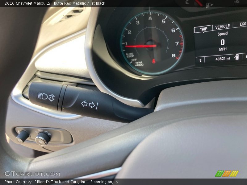 Butte Red Metallic / Jet Black 2016 Chevrolet Malibu LS