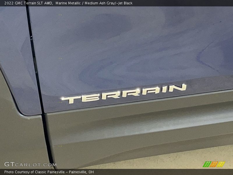 Marine Metallic / Medium Ash Gray/­Jet Black 2022 GMC Terrain SLT AWD