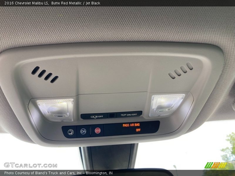 Butte Red Metallic / Jet Black 2016 Chevrolet Malibu LS