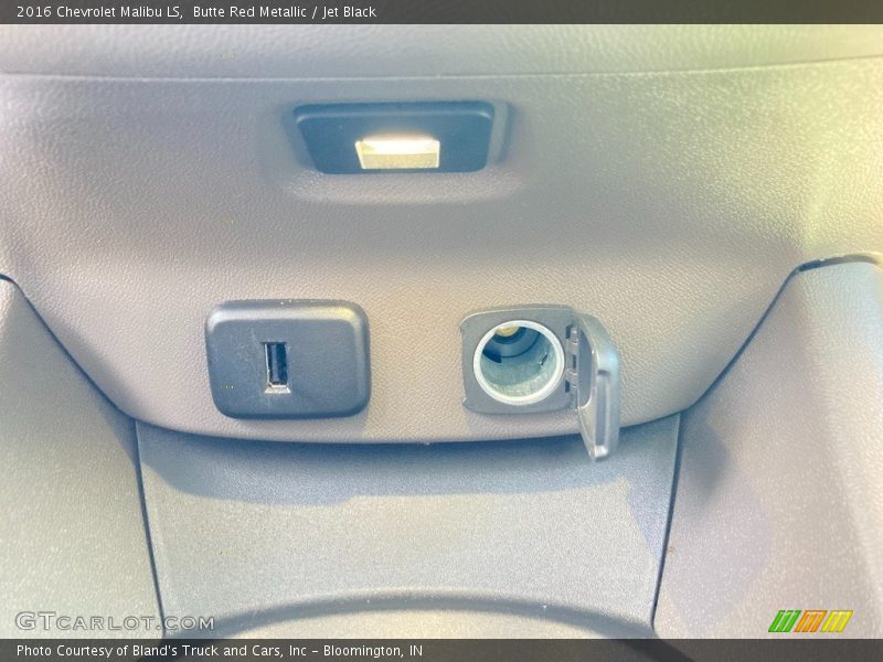 Butte Red Metallic / Jet Black 2016 Chevrolet Malibu LS