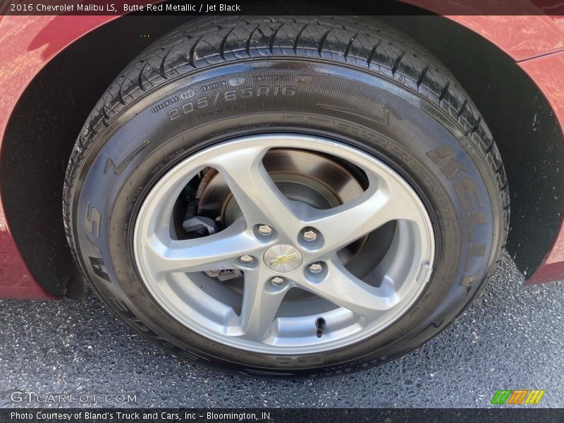 Butte Red Metallic / Jet Black 2016 Chevrolet Malibu LS