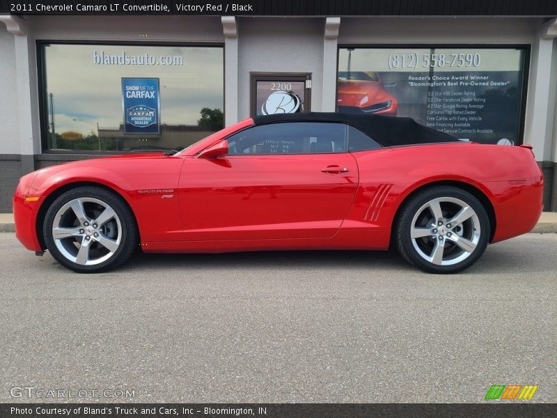 Victory Red / Black 2011 Chevrolet Camaro LT Convertible