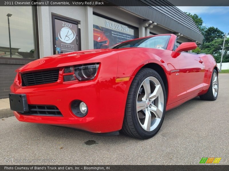 Victory Red / Black 2011 Chevrolet Camaro LT Convertible