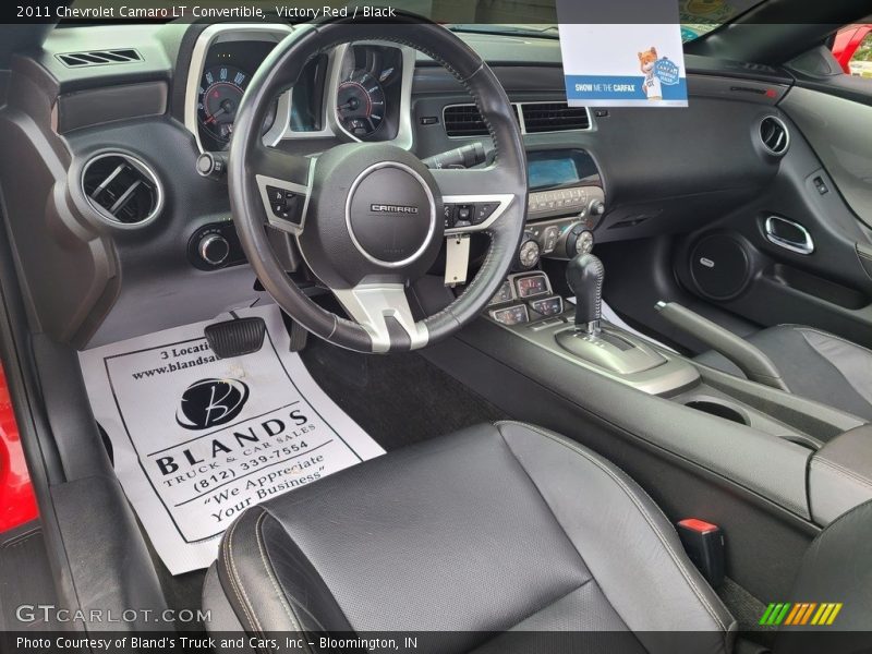 Victory Red / Black 2011 Chevrolet Camaro LT Convertible