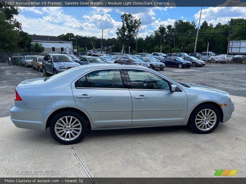 Satellite Silver Metallic / Medium Light Stone/Dark Charcoal 2007 Mercury Milan V6 Premier