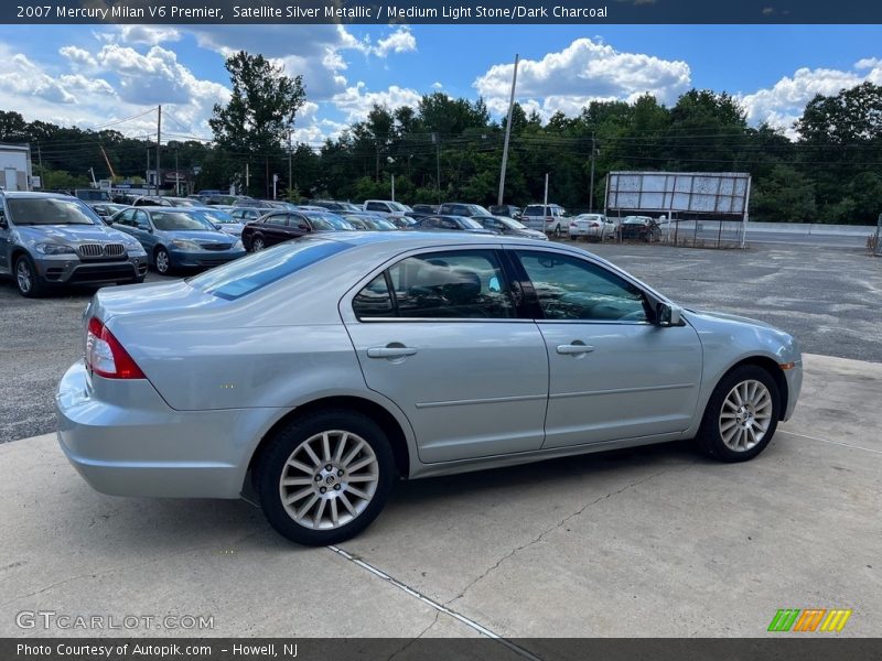 Satellite Silver Metallic / Medium Light Stone/Dark Charcoal 2007 Mercury Milan V6 Premier