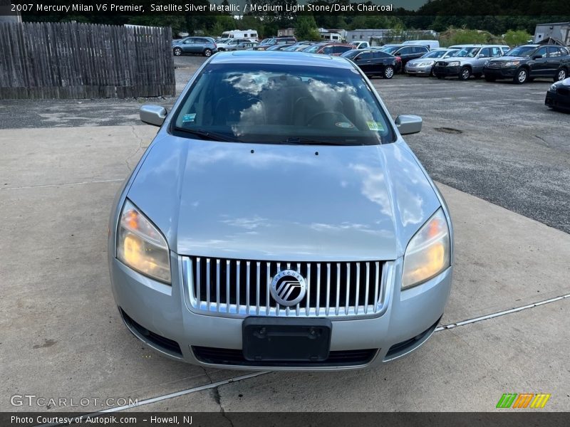 Satellite Silver Metallic / Medium Light Stone/Dark Charcoal 2007 Mercury Milan V6 Premier