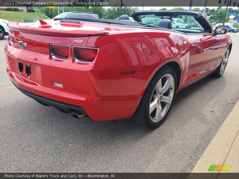 Victory Red / Black 2011 Chevrolet Camaro LT Convertible