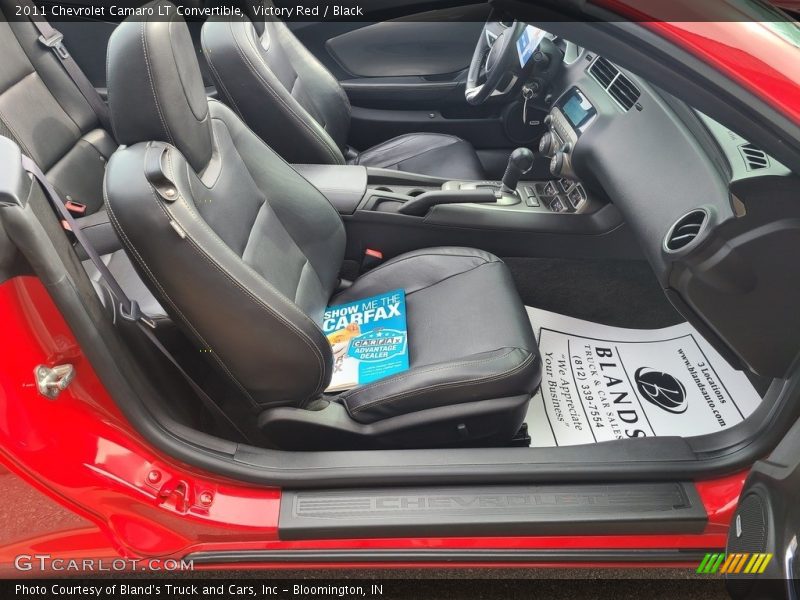 Victory Red / Black 2011 Chevrolet Camaro LT Convertible