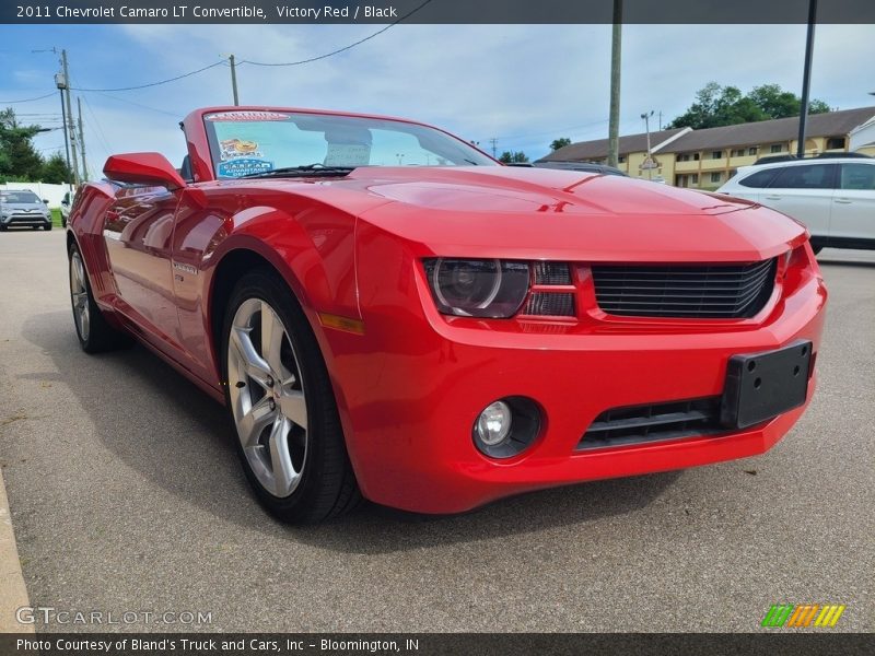 Victory Red / Black 2011 Chevrolet Camaro LT Convertible