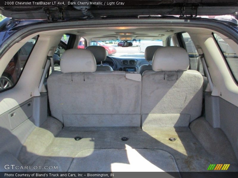 Dark Cherry Metallic / Light Gray 2008 Chevrolet TrailBlazer LT 4x4