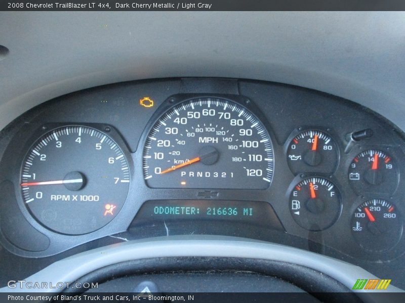  2008 TrailBlazer LT 4x4 LT 4x4 Gauges