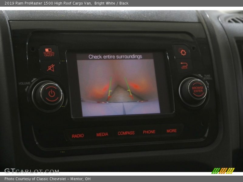 Bright White / Black 2019 Ram ProMaster 1500 High Roof Cargo Van