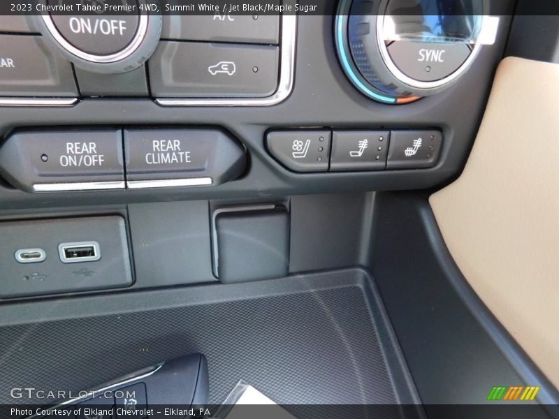 Controls of 2023 Tahoe Premier 4WD