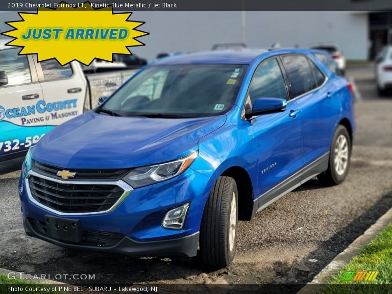 Kinetic Blue Metallic / Jet Black 2019 Chevrolet Equinox LT