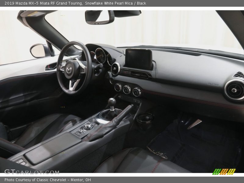 Snowflake White Pearl Mica / Black 2019 Mazda MX-5 Miata RF Grand Touring