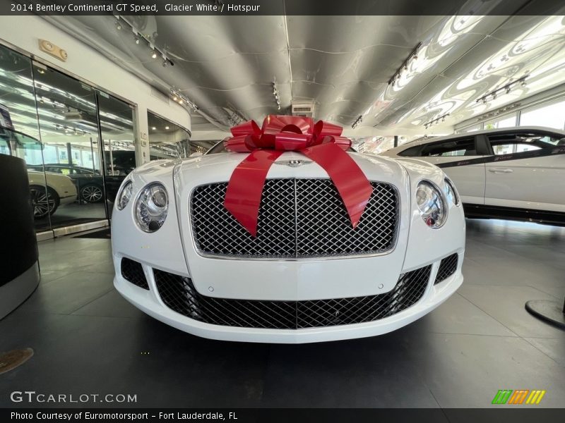 Glacier White / Hotspur 2014 Bentley Continental GT Speed