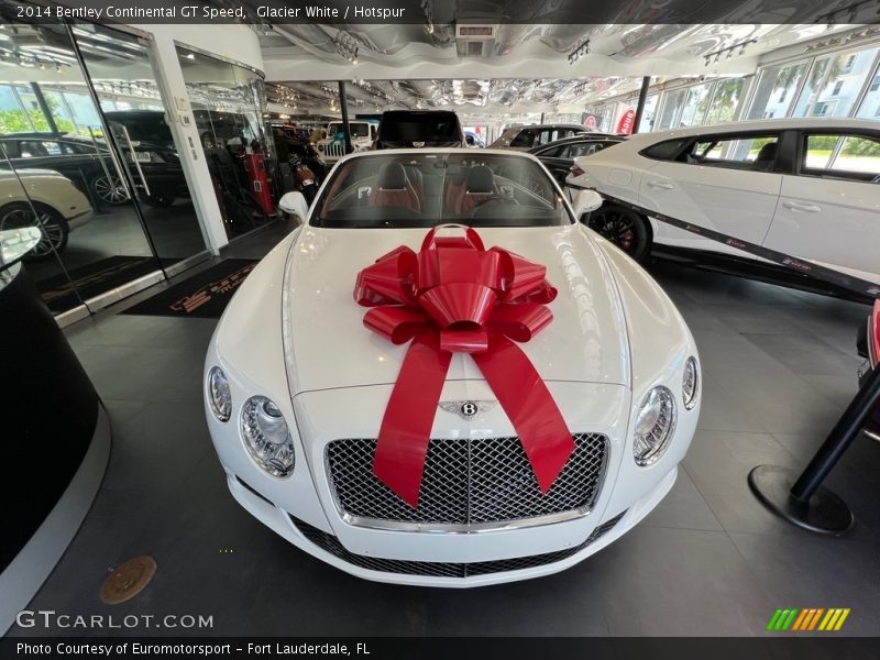 Glacier White / Hotspur 2014 Bentley Continental GT Speed