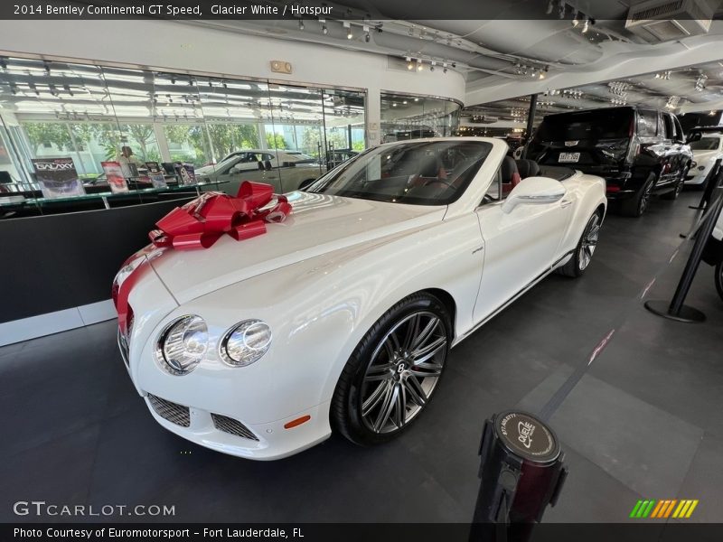 Glacier White / Hotspur 2014 Bentley Continental GT Speed