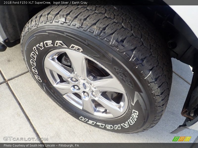 Ingot Silver / Earth Gray 2018 Ford F150 XLT SuperCrew