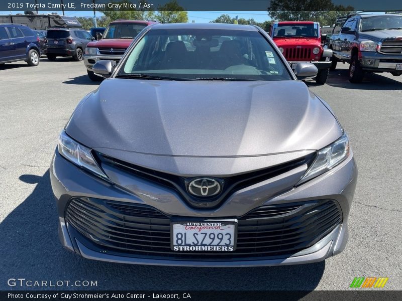 Predawn Gray Mica / Ash 2019 Toyota Camry LE