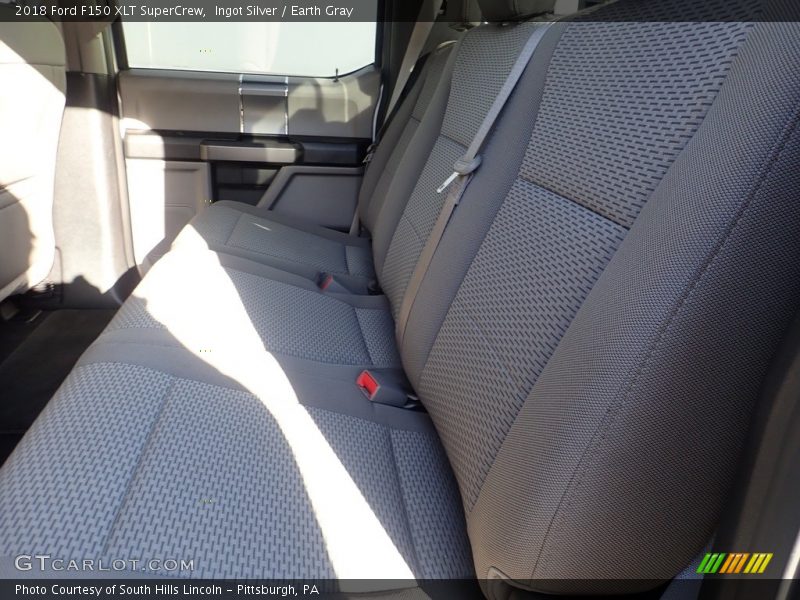 Ingot Silver / Earth Gray 2018 Ford F150 XLT SuperCrew