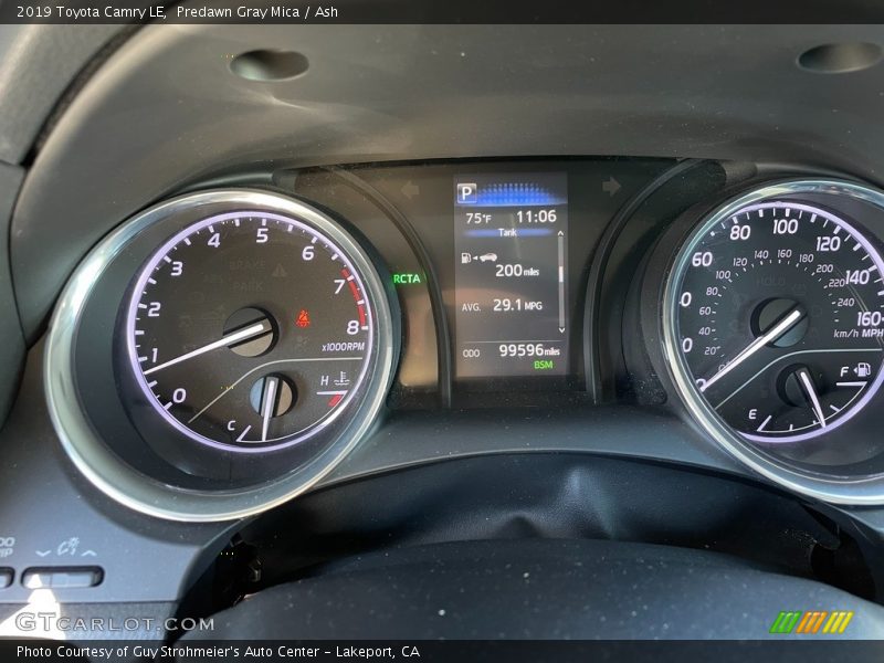 Predawn Gray Mica / Ash 2019 Toyota Camry LE