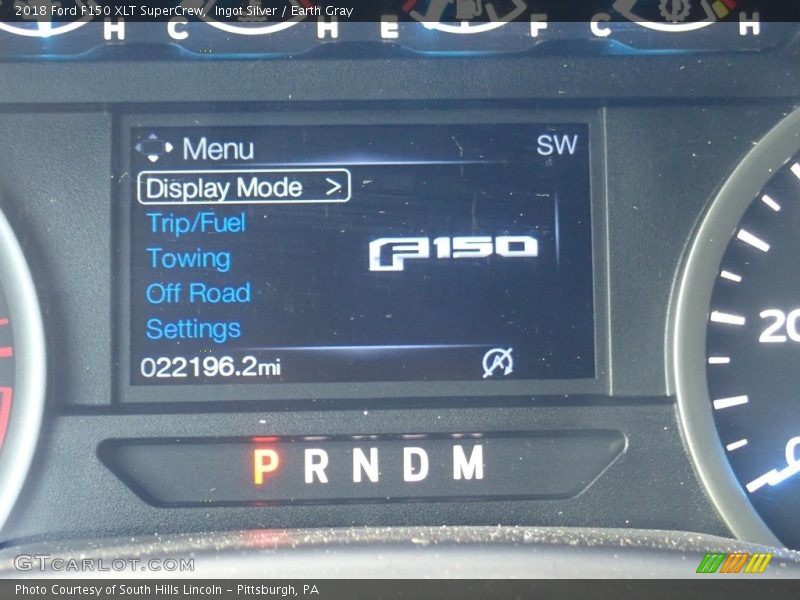 Ingot Silver / Earth Gray 2018 Ford F150 XLT SuperCrew