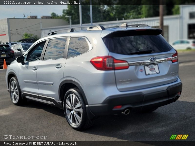 Ice Silver Metallic / Slate 2020 Subaru Ascent Limited